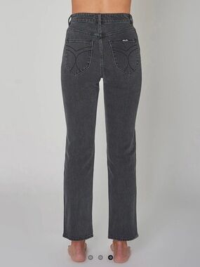 ROLLA'S Men's Gray Straight-Leg Jeans